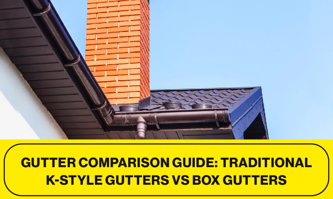 Traditional KStyle vs Box Gutters Sunshine Gutters PRO