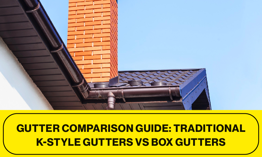 Gutter Comparison Guide Traditional K-Style Gutters vs Box Gutters