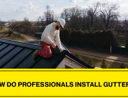 How Do Professionals Install Gutters?