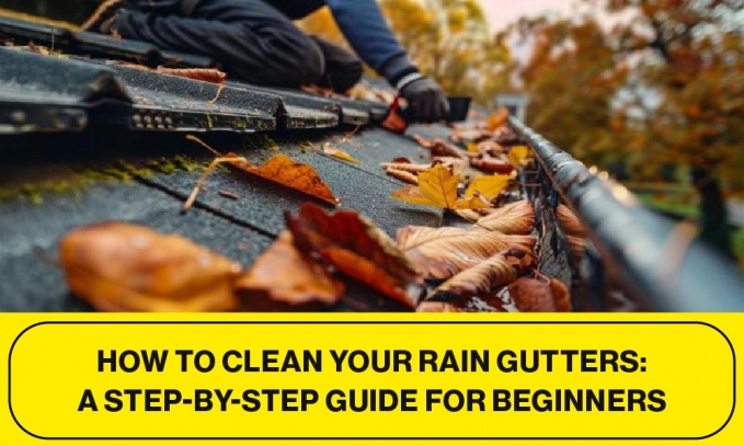 how to clean rain gutters